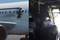 Hořící muž vysátý z letadla byl sebevražedný atentátník, bombu propašoval v kolečkovém křesle