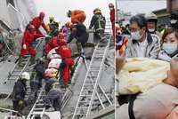 Nejméně 14 mrtvých při silném zemětřesení v Tchaj-wanu. Kolem stovky lidí se pohřešuje