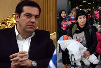 Tsipras znovu „otloukánkem“: Po dluzích mu vyčítají otevřenost uprchlíkům