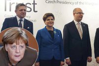 Vzpoura zemí V4 proti Merkelové a uprchlíkům? „Spiklenci“ se sejdou v Praze