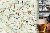 Pivní mapa Česka: Někde musí být ráj!