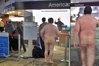 Chtěl cestovat na lehko? Muž přišel na letiště úplně nahý!