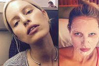Supermodelka Kurková bez make-upu a na pokraji sil: Co musela přetrpět?