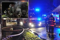 Tragický požár rodinného domu Praze: Uhořela žena s malým dítětem (†2)