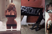 Kim Kardashian ponížil sprejer, zastaly se jí nahotinky