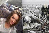 Poslední selfie před smrtí: Kráska Anna zemřela při pádu letadla