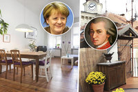 Chcete bydlet jako Mozart nebo Angela Merkelová? Jejich byty si můžete pronajmout!