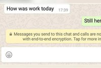 WhatsApp zvyšuje bezpečnost: Zprávy začal šifrovat