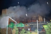 Na Mělnicku vyhořela restaurace za 10 milionů: Zapálili to schválně, říká majitel