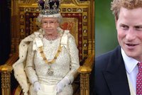 Princ Harry o královně Alžbětě II: Je pro mě spíš šéfka než babička!