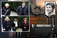 Emotivní pohřeb herecké legendy Věry Kubánkové: Přišla Bohdalová i Hrušínský, na rakví mluvil syn