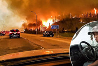 Ohnivé peklo v Kanadě: Útěk mezi plameny a v hustém dýmu