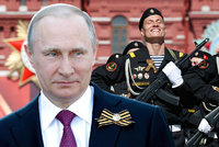 „Sovětský lid osvobodil národy,“ dmul se Putin. Rusko slavilo konec 2. světové války