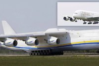 Antonov An-225 a Airbus A380 čeká „rande“ v Praze. Je to světový unikát