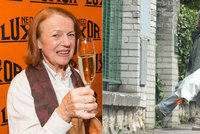 Iva Janžurová slavila 75. narozeniny: Dveře u vily se netrhly