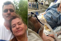 Srdceryvné foto: Umírající muž se naposledy rozloučil s manželkou, která byla v bezvědomí