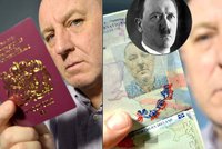 Brit dostal nový pas a zděsil se: Na fotografii vypadá jako Adolf Hitler!