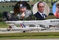 Letadlo Iron Maiden zesměšnilo stroje Merkelové a Hollandea. Internet plní vtípky
