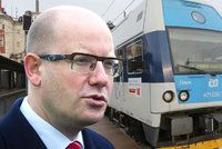 Vlak na letiště v Praze pojede nejdřív v roce 2023, přiznal Sobotka