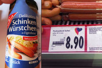 Párky bez masa a lži: Němci a Poláci posílají do Česka falšované potraviny