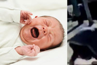 Záběry, z nichž mrazí: Muž chtěl mamince vytrhnout z náručí tříměsíční miminko
