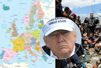 Trump vzkázal Evropě: Zastavte migranty, nebo to tu za deset let nepoznáte