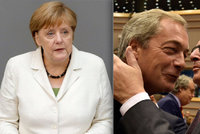 „Tleskáte tu naposled,“ tepali Brity v europarlamentu. Ostrá byla i Merkelová