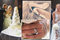 Luxusní svatba Dominiky Cibulkové: Róba a šperky za 9 milionů, VIP hosté a veselka na zámku