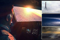 Práce s nejlepším výhledem na světě: Podívejte se, jaké krásy vidí piloti z kokpitu!