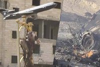 ISIS sestřelil v Sýrii stíhačku, znetvořenou mrtvolu pilota teroristé ukřižovali