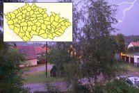 Silné bouřky hrozí v celém Česku. Sledujte radar, jak jdou na vás
