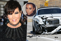 Matka Kim Kardashian měla vážnou nehodu: Zbořila zbrusu nový rolls-royce za 6 mega!