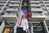 „Už jste vyhráli,“ řekl Zeman olympionikům. Promluví i s Hollandem