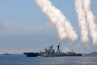 Rusové si v pondělí vyzkouší boj. Námořnictvo vyplulo do Středozemního moře