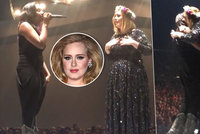 Užaslá Adele: Zpěvačka vytáhla na pódium fanynku, netušila, že je to zpěvačka nominovaná na cenu Grammy!