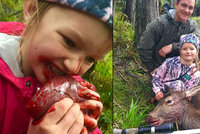 Otec nechal dceru sníst syrové srdce jelena, kterého sama zastřelila