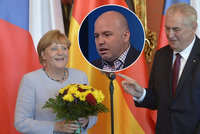 Zeman šil do Merkelové. Politolog: „Zvládneme to“ je lepší, než „jsme v háji“