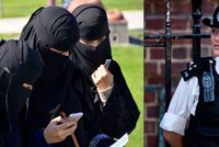 Budou ženy zákona zahalené od hlavy k patě? Britská policie možná povolí burky