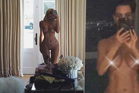 Válka sester s XXL pozadím! Kim Kardashian se vyfotila nahá a Kylie také hned zahodila svršky