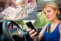 Kdo posílá SMS za volantem, ať tvrdě platí. Na Brity čeká pokuta 6300 korun