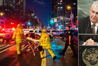 „Exploze v New Yorku je terorismem,“ řekl guvernér. Do města míří i Zeman