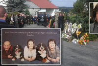 Pohřeb obětí nehody sexuologa Weisse: Terezku s tátou hrdinou vyprovodilo do nebe přes 800 lidí