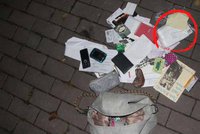 Zpackaná krádež: Zloděj přehlédl 300 tisíc v kabelce a zahodil ji!