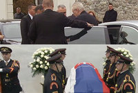 Trapas české delegace: Prezident Zeman přijel pozdě na státní pohřeb Kováče