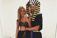 Faraon a jeho Veronika: Takhle Jágr vyvedl přítelkyni na Halloween!