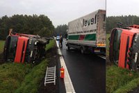 U Plzně se srazily dva kamiony: Nehoda blokuje tah na Klatovy