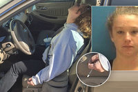 Šokující foto: Erika (25) se předávkovala heroinem v autě! Vzadu plakal desetiměsíční syn