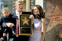 Trumpova hvězda „zhasla“: Na chodníku slávy ji zdemoloval vandal