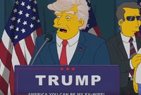 Trumpa jako prezidenta odhadli už Simpsonovi. V epizodě z roku 2000