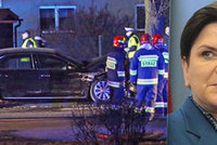 Polská premiérka se ozvala z nemocnice. Jak je jí po nehodě u Osvětimi?